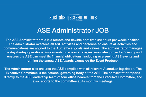 ASE Administrator – JOB